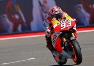 MotoGP. Marquez conquista la pole ad Austin. Rossi 8°