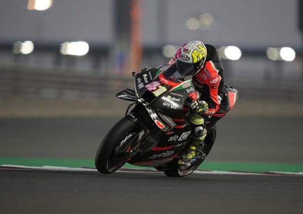 Test in Qatar: day2 nel segno di Aprilia. Franco Morbidelli davanti a Valentino Rossi
