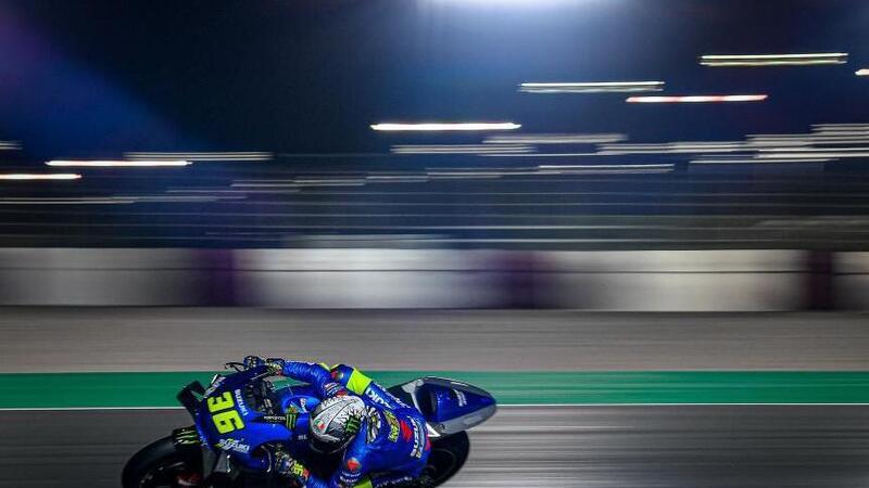 MotoGP 2021. Test Qatar, Day 1. Joan Mir: "Il mio primo giorno da Campione del Mondo"