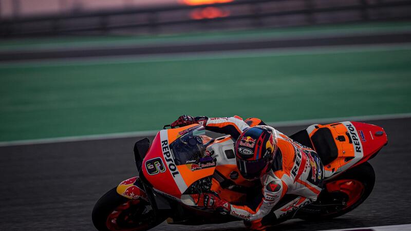 MotoGP 2021, test Qatar day 2: a tre ore dalla fine due Honda ai primi due posti