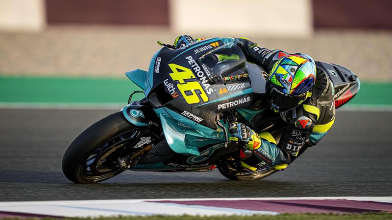 MotoGP 2021. Test Qatar, Day 2. Valentino Rossi: "Per i prossimi test c'&egrave; da cambiar strada"