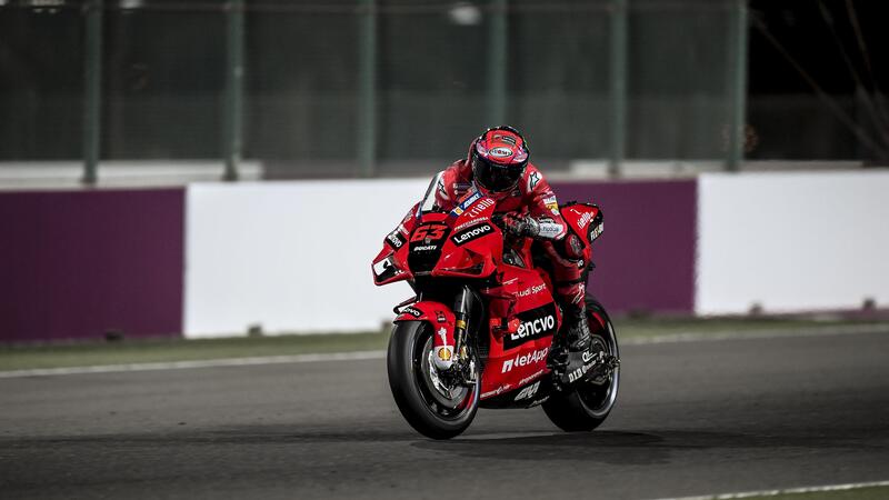 MotoGP 2021. Test Qatar, Day 2. Pecco Bagnaia: "Il nuovo sistema di partenza far&agrave; la differenza"