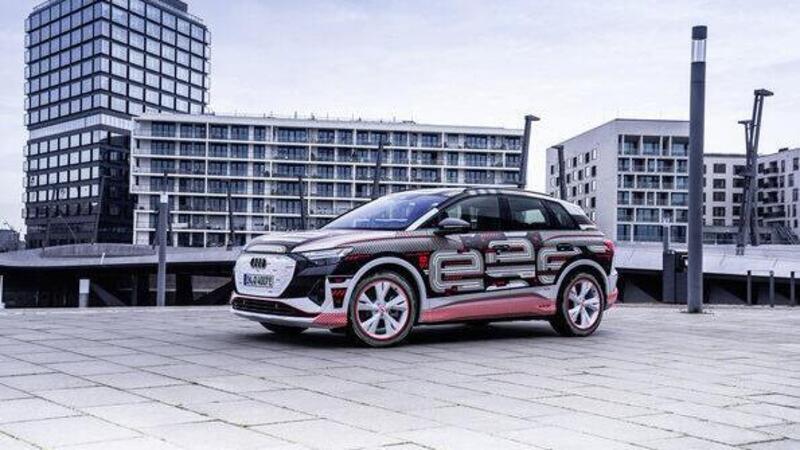 Audi Q4 e-tron: il nuovo SUV elettrico &egrave; top in sicurezza grazie alla Realt&agrave; Aumentata con &quot;drone&quot;