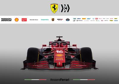 Formula 1: Ferrari, tolti i veli alla SF21