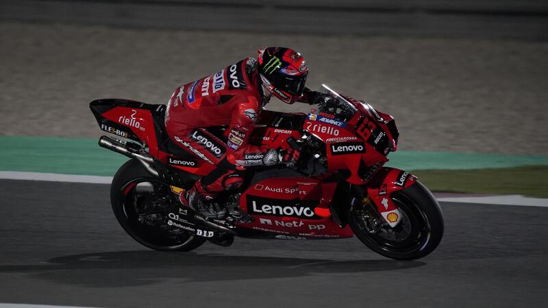 MotoGP 2021. Test Qatar/2, Day 1. Pecco Bagnaia: "Sensazioni positive"