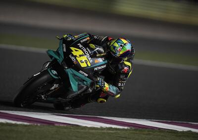 MotoGP 2021. Test Qatar/2, Day 1. Valentino Rossi: Vanno tutti come matti