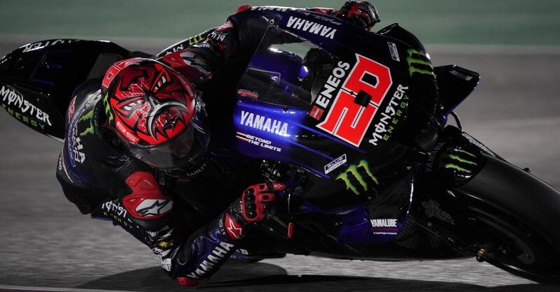 MotoGP 2021. Test Qatar/2, Day 4. Fabio Quartararo: &quot;Veloce anche con gomma usata&quot;