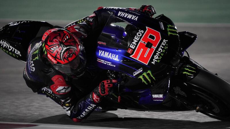 MotoGP 2021. Test Qatar/2, Day 4. Fabio Quartararo: "Veloce anche con gomma usata"