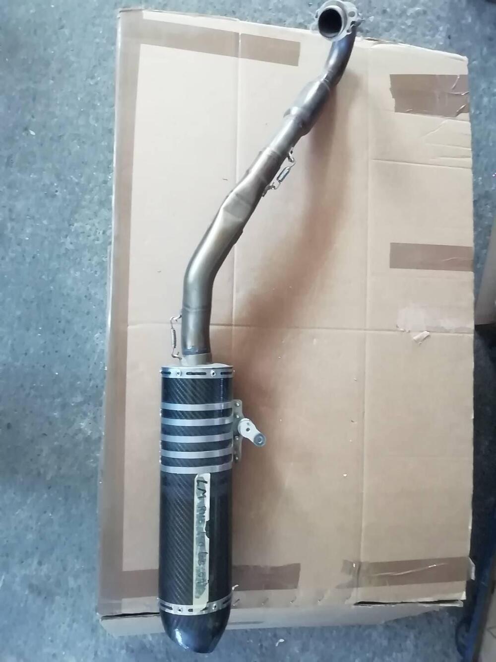 Marmitta LM SUZUKI RMZ 450 2008/09 Carbonio