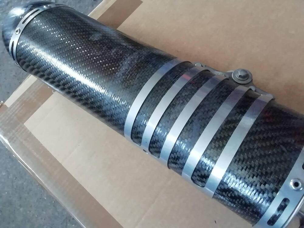 Marmitta LM SUZUKI RMZ 450 2008/09 Carbonio (7)