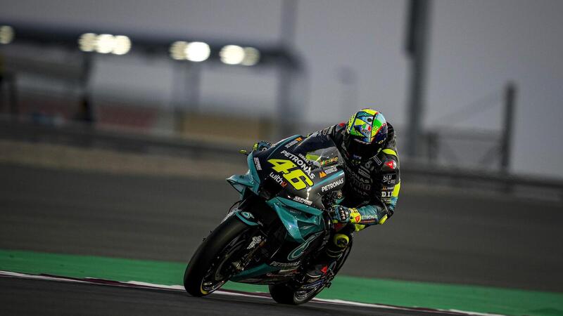 MotoGP 2021. Test Qatar, Day 5. Valentino Rossi: "Mi trovo molto bene con la squadra"