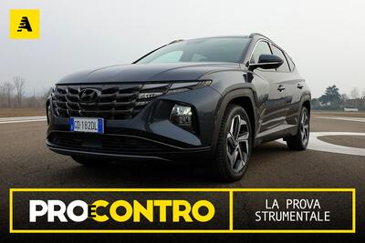 Hyundai Tucson Hybrid, PRO e CONTRO. La prova strumentale [Video]