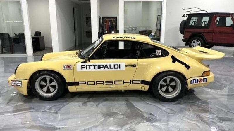 In vendita un pezzo di storia (anche del crimine): la Porsche che fu di Fittipaldi, ma anche di Escobar