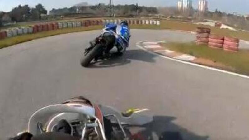 Go-Kart vs YamahaR3: l&rsquo;ultima trovata di Kenan Sofouglu [VIDEO] 