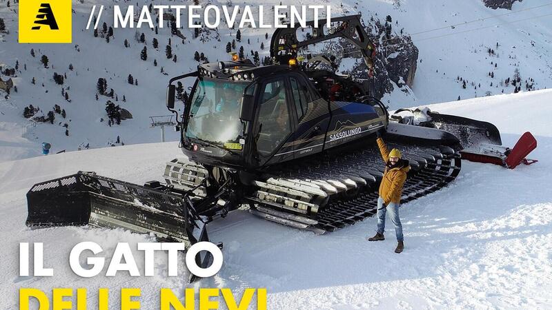 Come si guida un gatto delle nevi da 500.000 euro? I segreti del Prinoth Leitwolf X [Video]