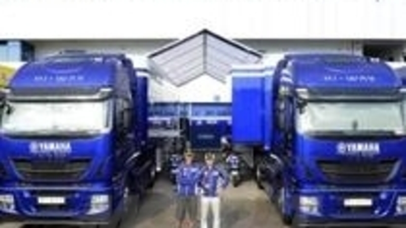 Iveco: 20 Stralis Hi-Way al Team Yamaha Factory Racing e a Dorna Sports