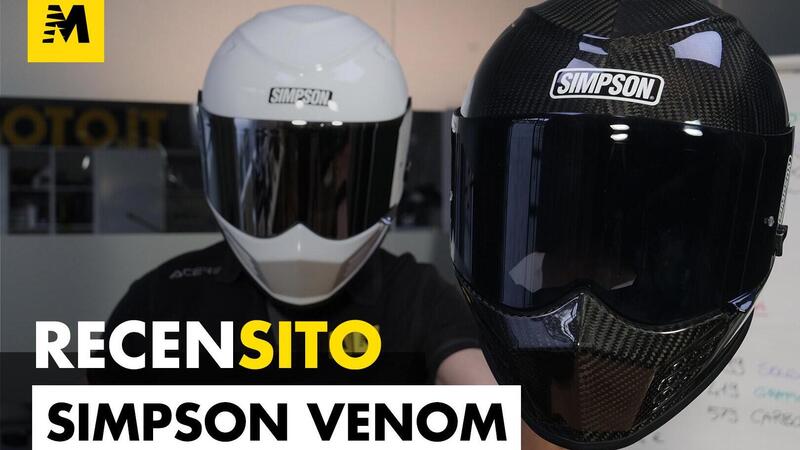 Simpson Venom. Ecco il casco da dragster!