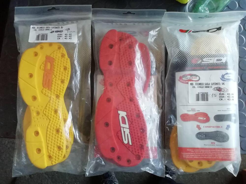 Suole ricambio stivali SIDI