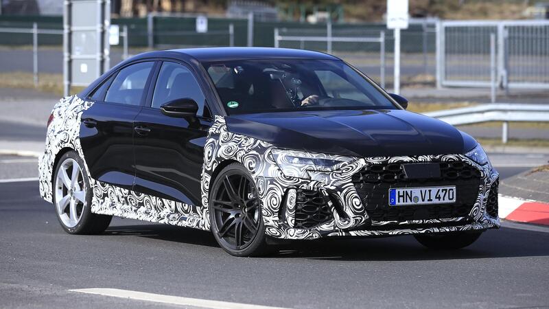 Audi RS3, le foto spia