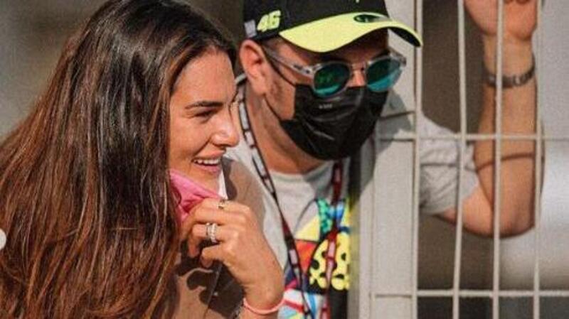 Anche Francesca Sofia Novello in Qatar per l'esordio di Valentino Rossi con Petronas