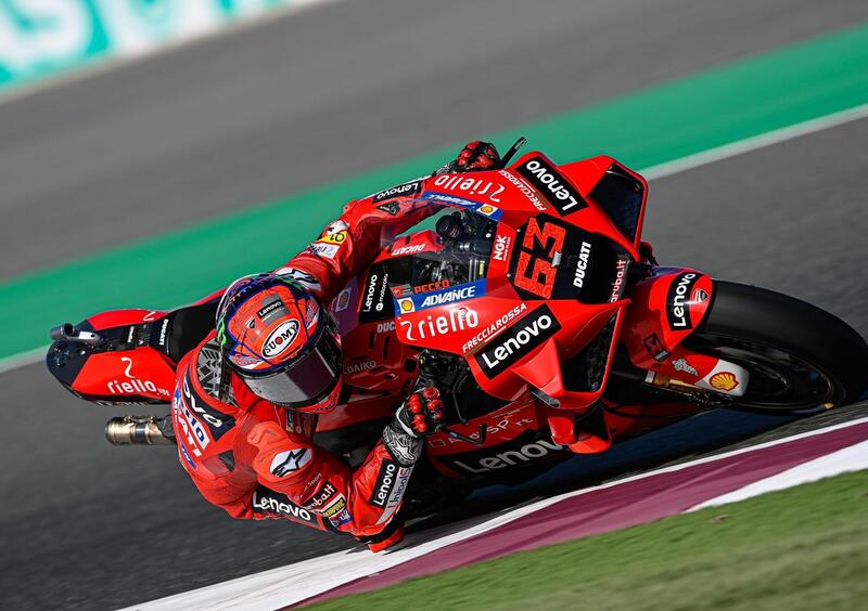 MotoGP 2021, GP del Qatar/1. A Pecco Bagnaia la prima pole della stagione