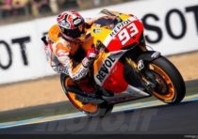 MotoGP Le Mans. Prove libere 3, Marquez impressionante