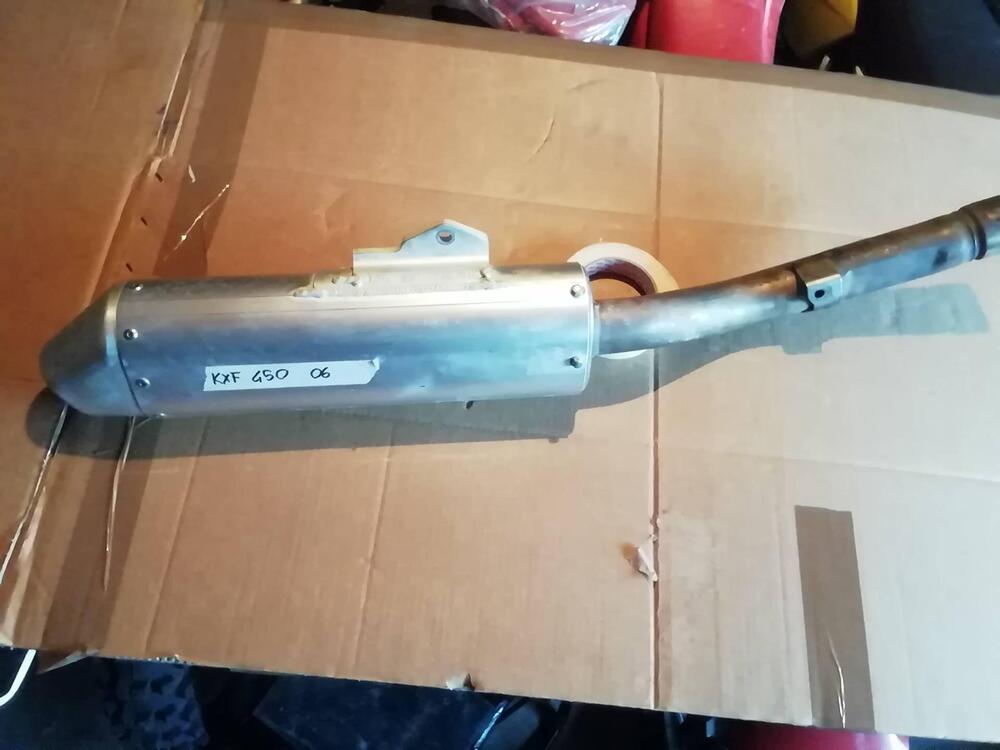 Kawasaki kxf 450 2006 silenziatore (2)