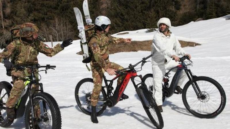 Gli Alpini lasciano&nbsp;i muli per le eBike?