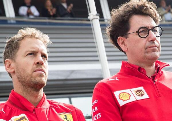 Mattia Binotto e la bordata a Vettel: &quot;Finalmente possiamo contare su due piloti&rdquo;