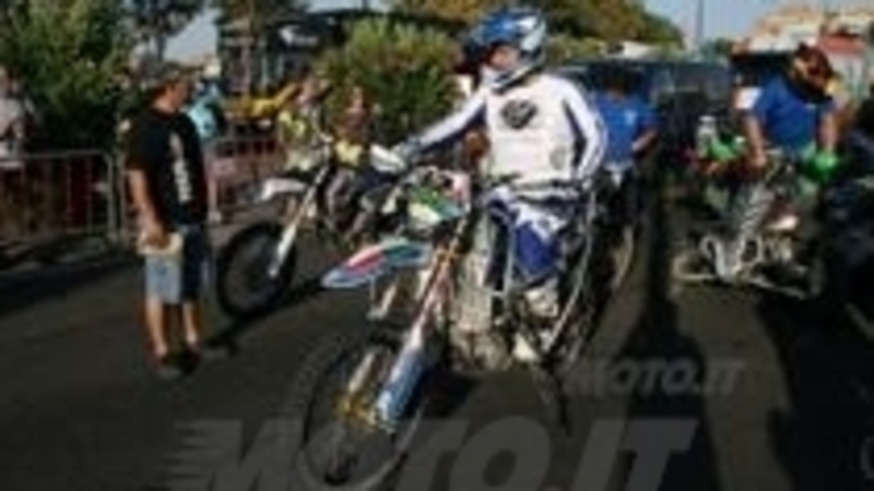 Nicola Dutto al via della Baja 500 in Messico