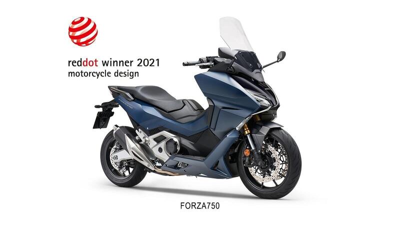 L&#039;Honda Forza 750 premiato ai Red Dot Awards