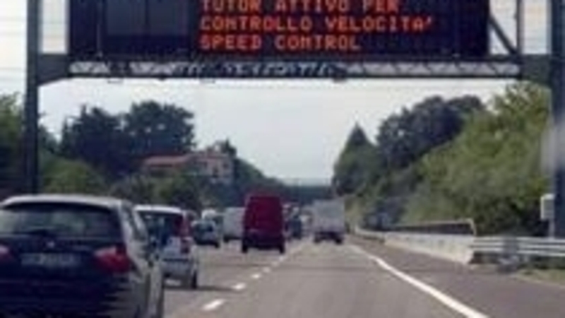 In autostrada Tutor sempre attivi