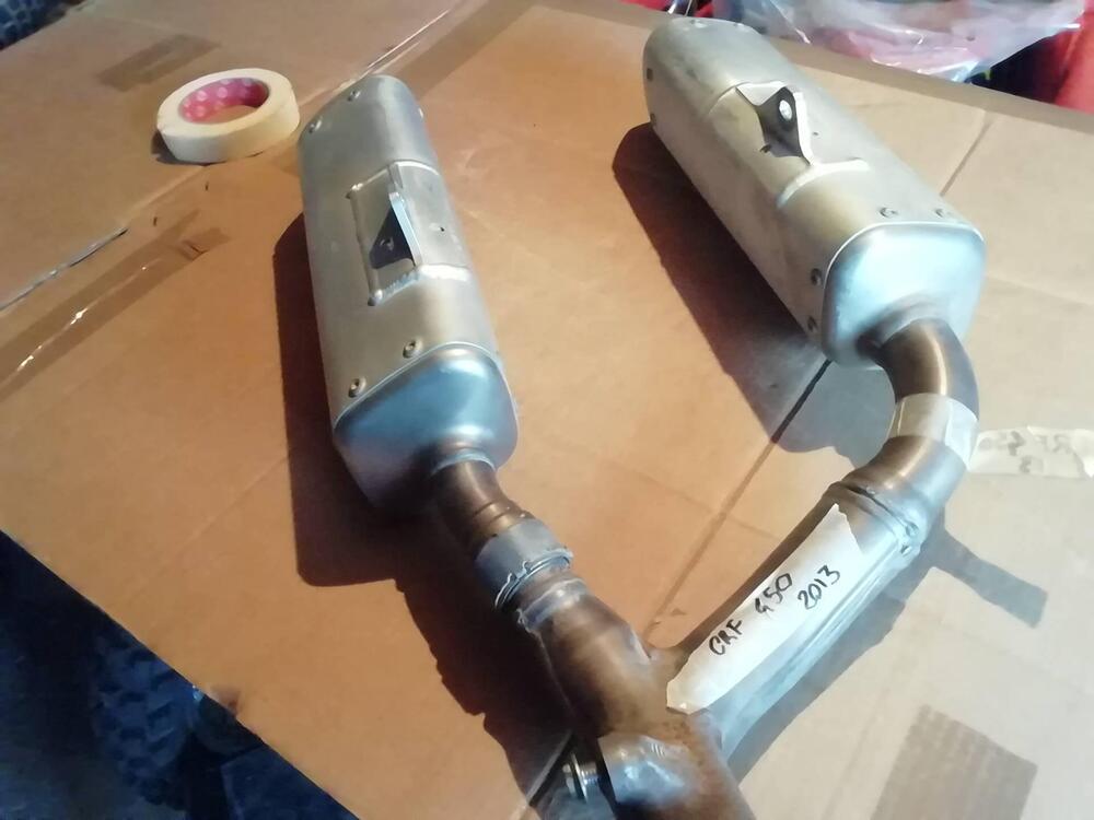 Doppia marmitta terminale HONDA CRF 450 2013 (6)