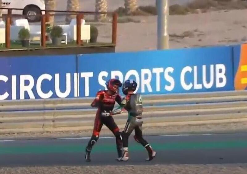 Moto3: McPhee si scusa dopo il siparietto con Alcoba. Per entrambi multa e penalit&agrave;