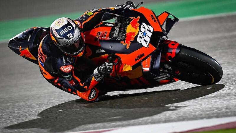 MotoGP 2021, GP Qatar/2. Miguel Oliveira: &ldquo;Dopo la super partenza il buio&rdquo;. Dashboard spento fino al traguardo