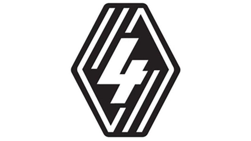 Il badge di nuova Renault 4.