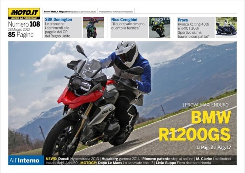 Magazine n&deg; 108, scarica e leggi il meglio di Moto.it  