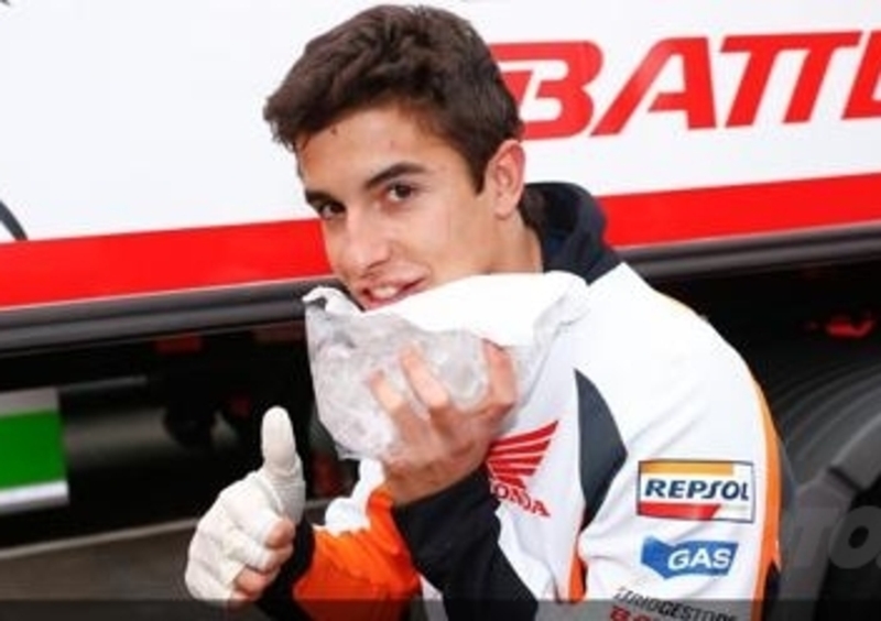 GP del Mugello. Marquez, un botto da paura