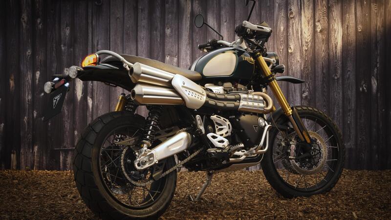 Nuova Triumph Scrambler 1200 Steve McQueen Edition 