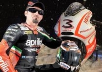 Max Biaggi tester Ducati MotoGP al Mugello