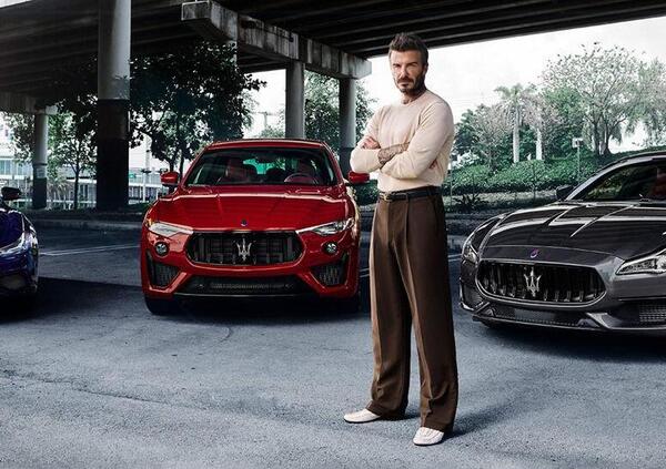 Maserati sceglie il calcio, anche Beckham sulla Levante Trofeo