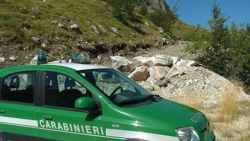 In moto nel parco: da La Spezia a Siracusa fioccano multe