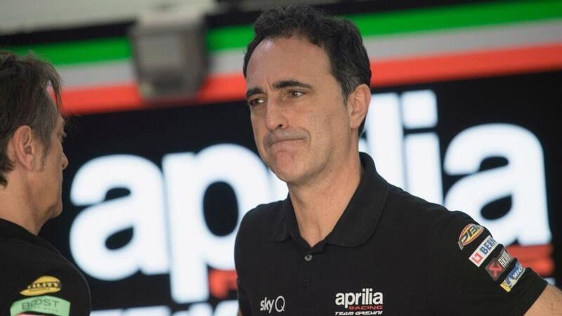 MotoGP. Albesiano (Aprilia) parla del test di Dovizioso e del GP di Portimao