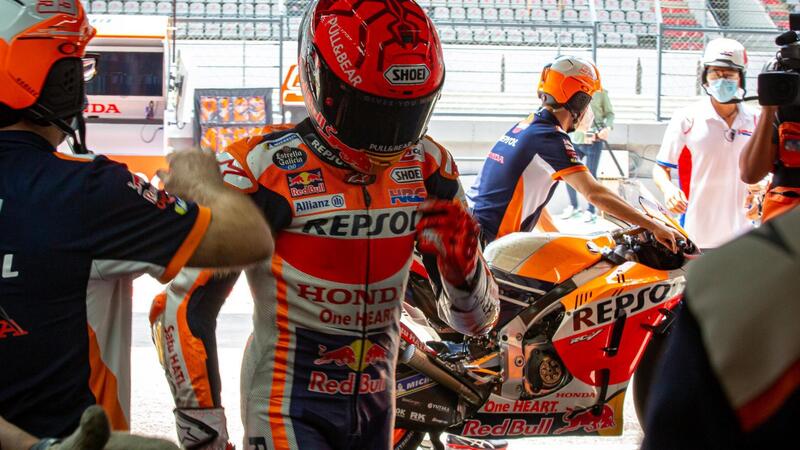 MotoGP. GP del Portogallo a Portimao. Marc Marquez: &quot;Potrei anche non finire la gara&quot;