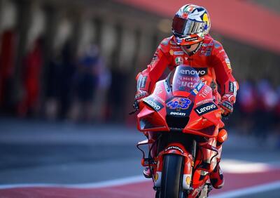 MotoGP. GP del Portogallo a Portimao. Jack Miller davanti a tutti nel warm up