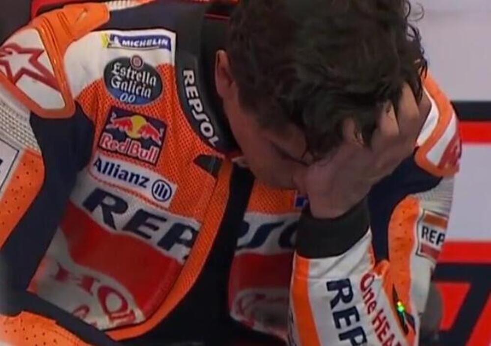 [VIDEO] Marquez piange ma se perder&agrave; il mondiale sar&agrave; colpa solo della sua Honda
