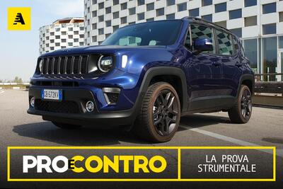 Jeep Renegade 4xe ibrida plug-in, PRO e CONTRO. La prova strumentale [Video]