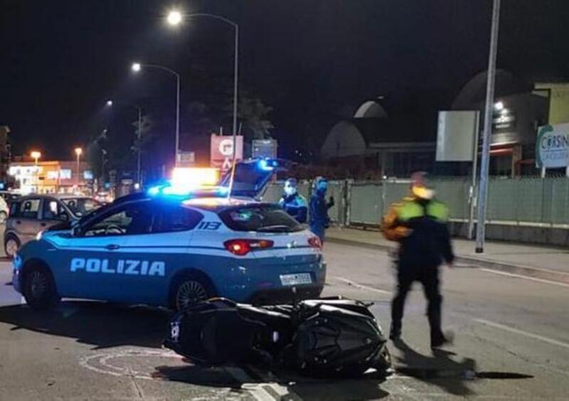 Verona. Fuggono in moto dalla Polizia. Arrestati dopo lo scontro