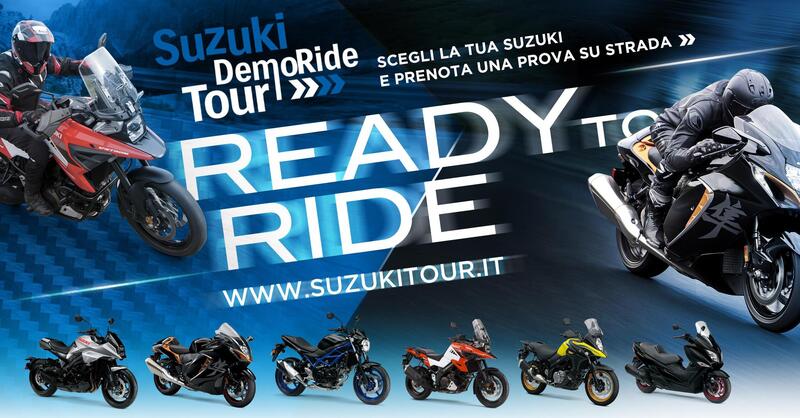 Suzuki Demo Ride Tour 2021: dal Burgman 400 all'iconica Hayabusa, in prova dal 24 aprile