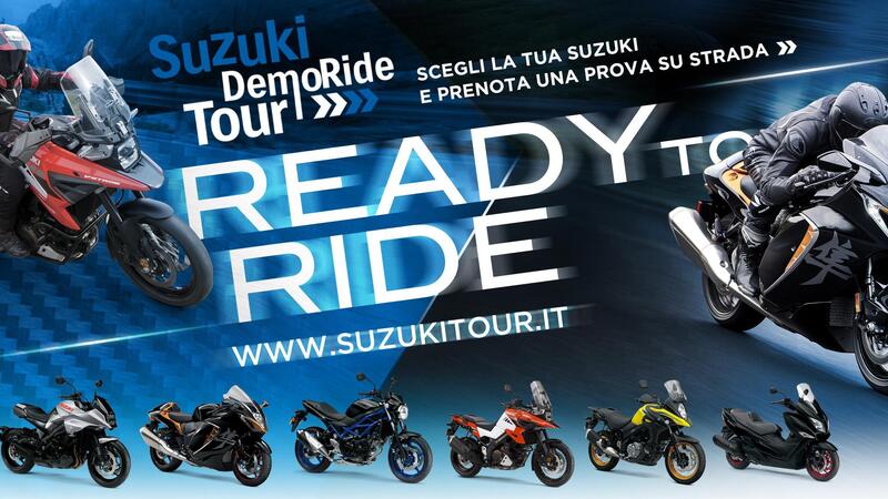 Suzuki Demo Ride Tour 2021: dal Burgman 400 all'iconica Hayabusa, in prova dal 24 aprile